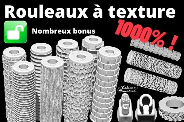 Rouleau à texture - Texturing roller