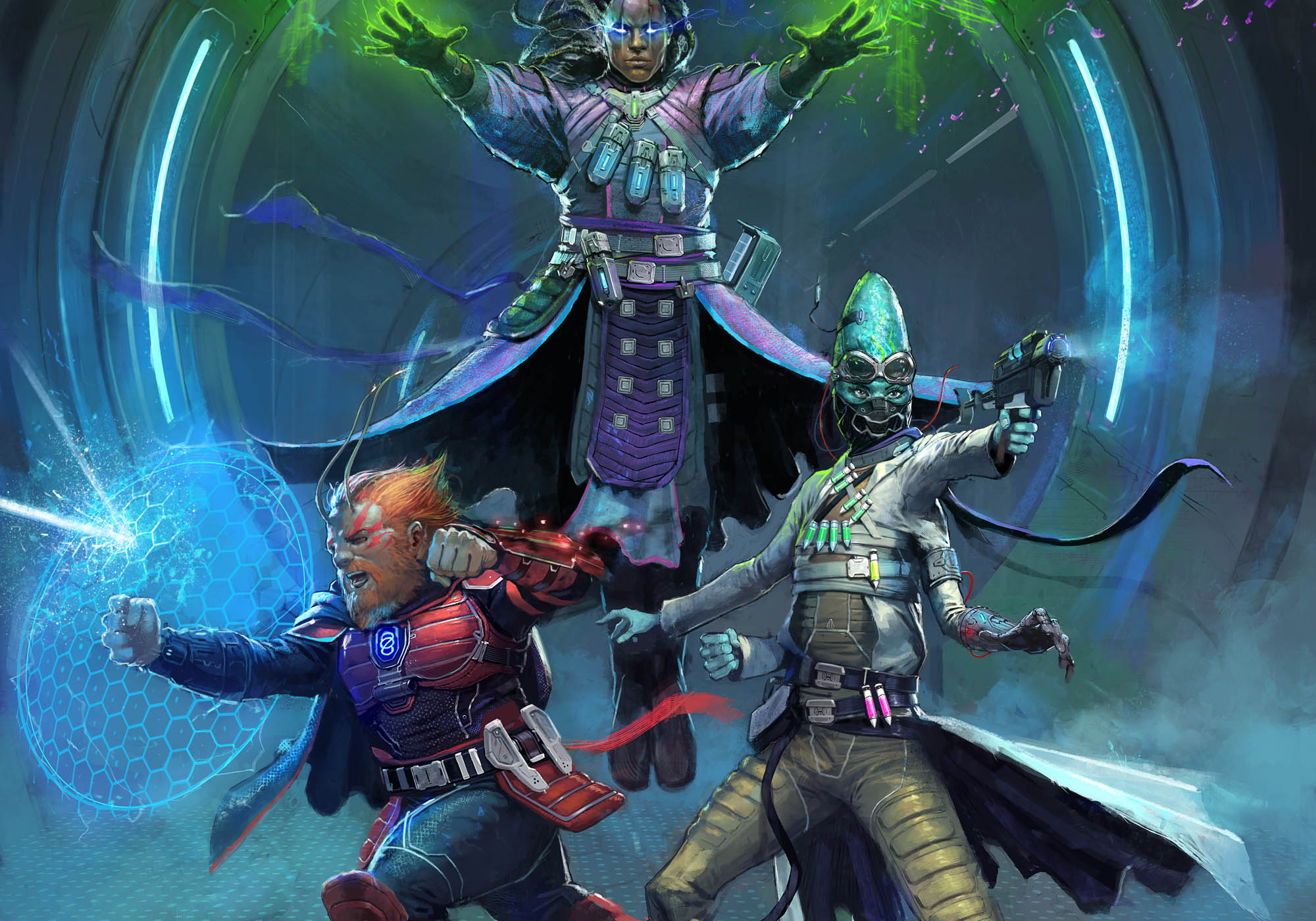 background Starfinder — Signal hurlant et Guide des options de personnages