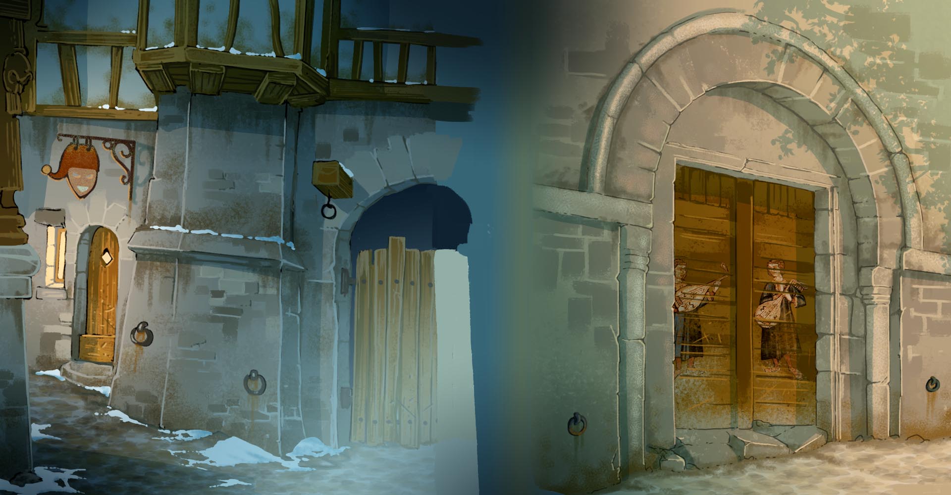 background Calendrier de l'avent De Architecturart