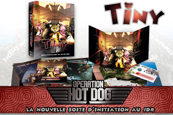 TINY : Opération Hot Dog, la nouvelle boîte d'initiation au JDR