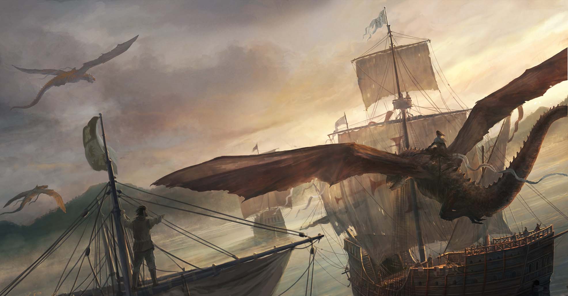 background Dragons Conquer America