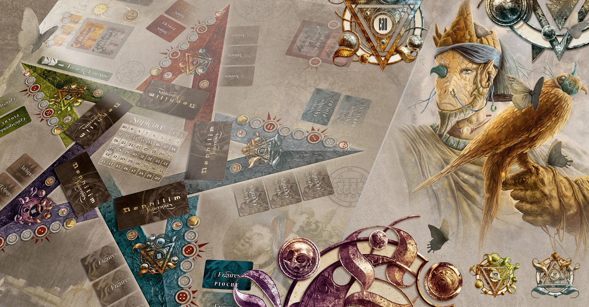 background Nephilim Fraternités - Le jeu de plateau