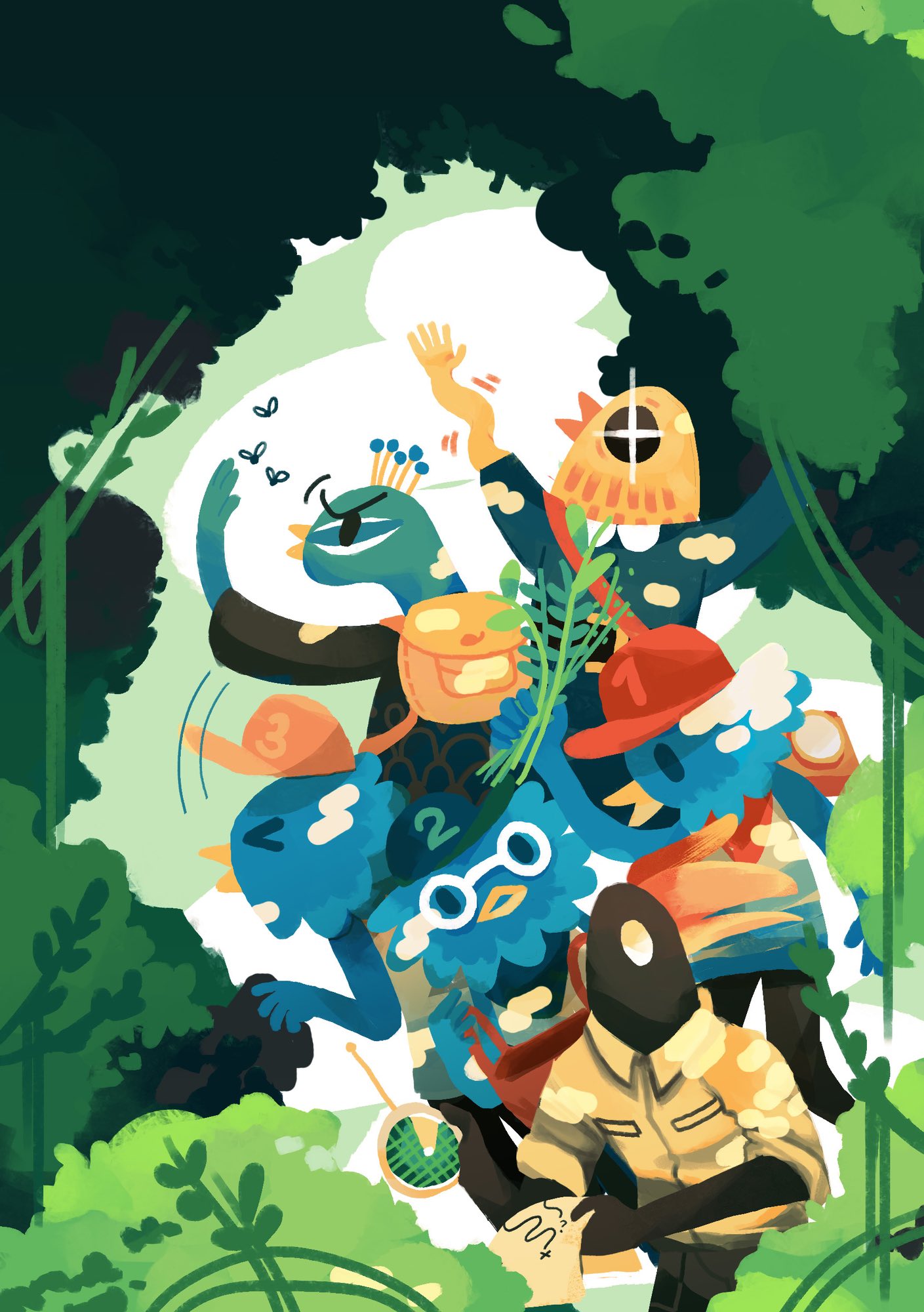 background Feathered Adventures / Aventures à plumes