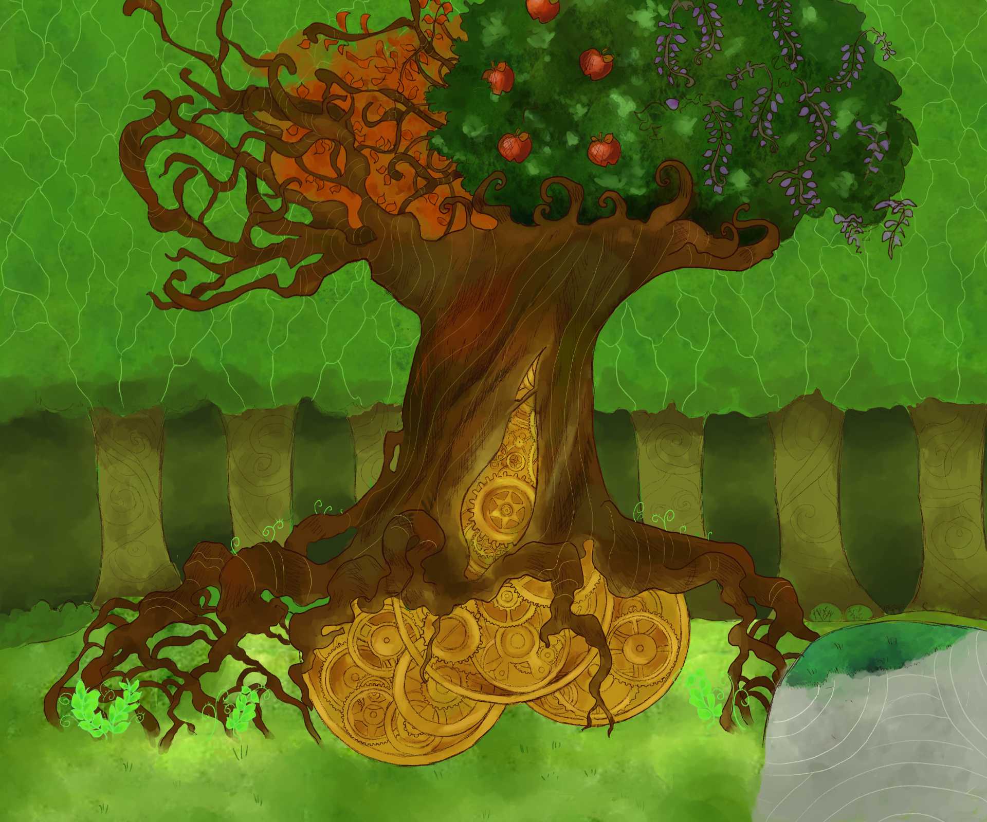 background Les Cernes du temps