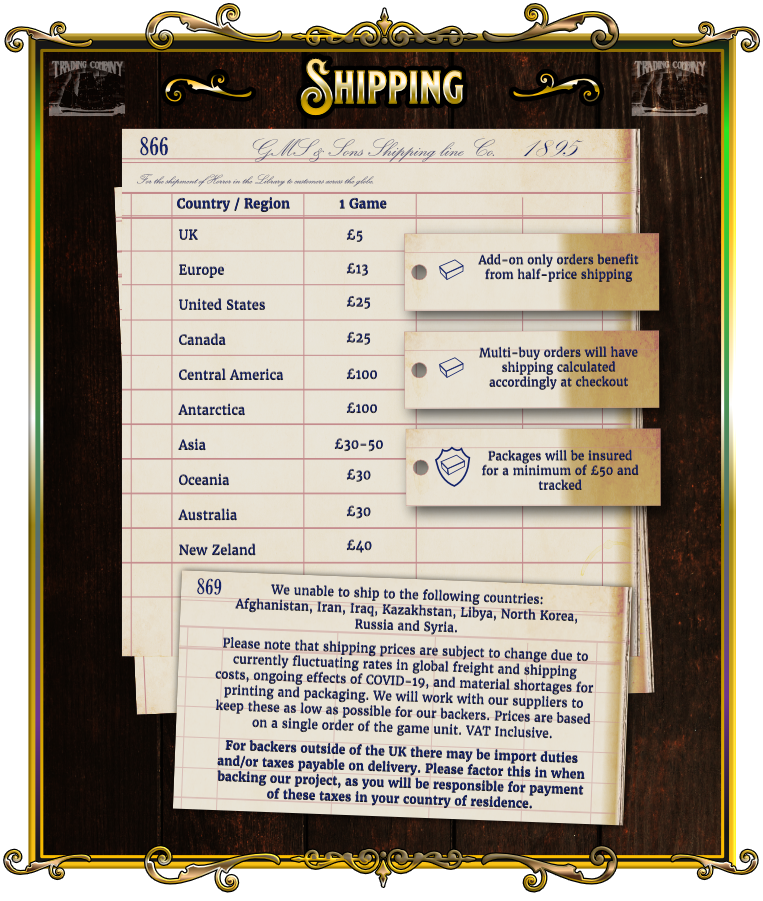 Horror in the Library: Shipping