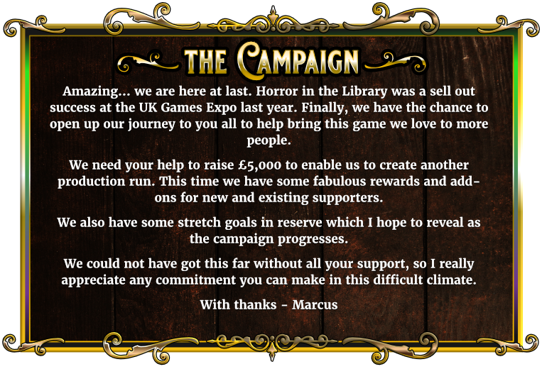 Horror in the Library: About the Campaign