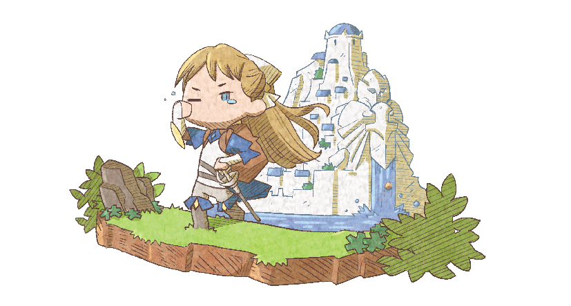 Personnage qui part en voyage