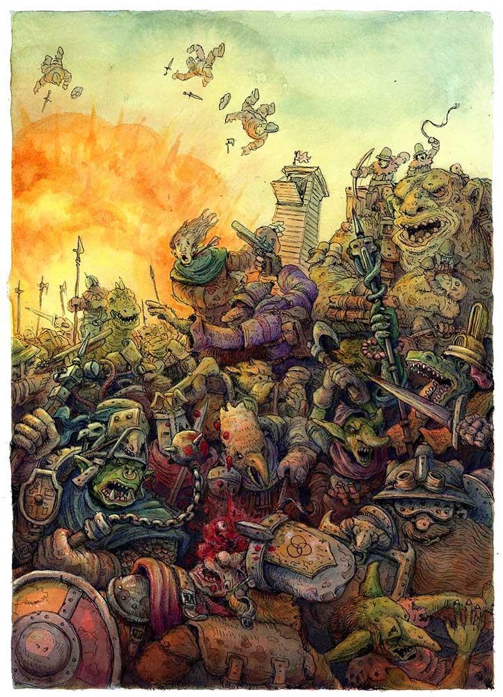 Image baston sur Vacarme