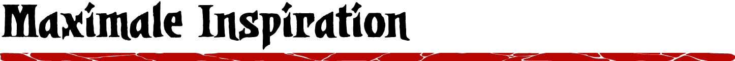 Maximale Inspiration