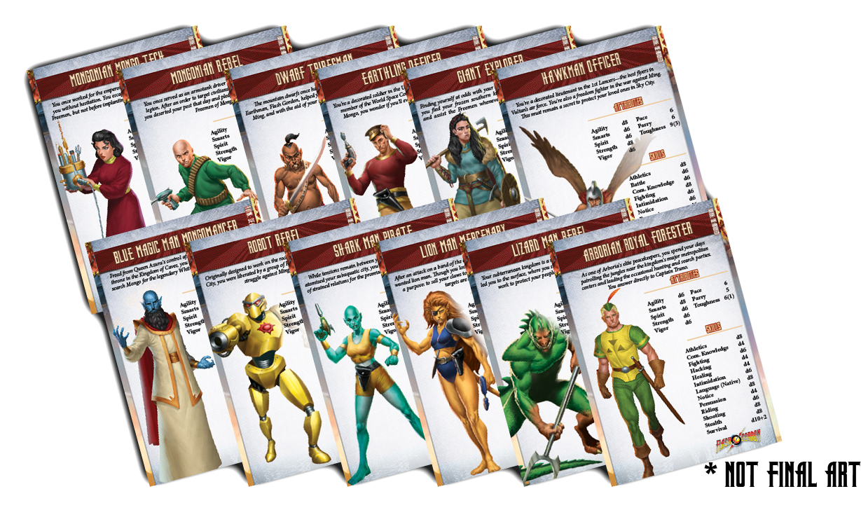 Flash Gordon™ Archetype Cards