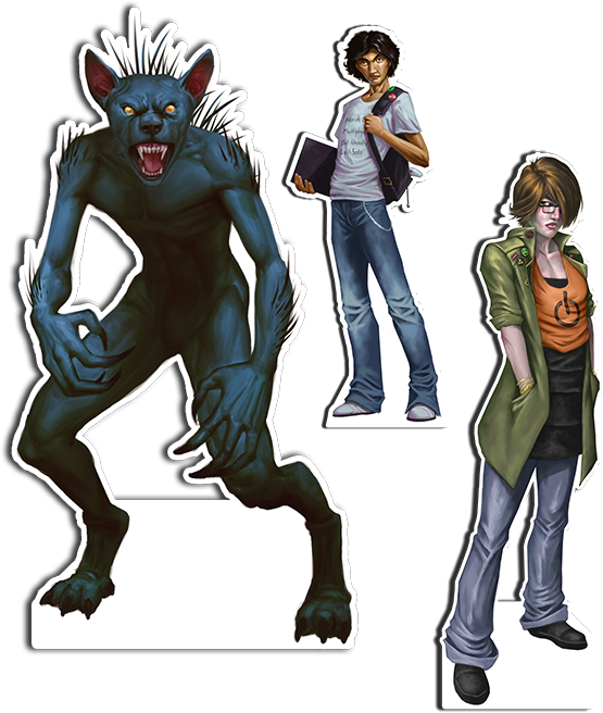 Three of the pawns from ETU!